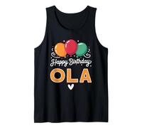 Joyeux Anniversaire en Disant Ola Débardeur