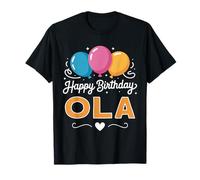Joyeux Anniversaire en Disant Ola T-Shirt