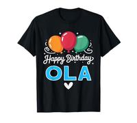 Joyeux Anniversaire en Disant Ola T-Shirt
