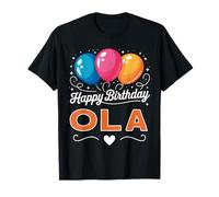 Joyeux Anniversaire en Disant Ola T-Shirt