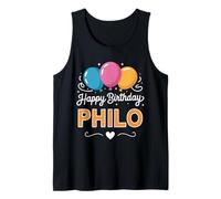 Joyeux Anniversaire en Disant Philo Débardeur