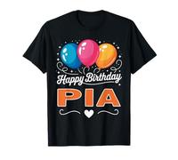 Joyeux Anniversaire en Disant Pia T-Shirt
