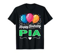 Joyeux Anniversaire en Disant Pia T-Shirt