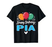 Joyeux Anniversaire en Disant Pia T-Shirt