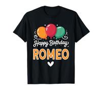 Joyeux Anniversaire en Disant Romeo T-Shirt