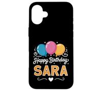 Joyeux Anniversaire en Disant Sara Coque pour iPhone 16 Plus