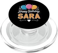 Joyeux Anniversaire en Disant Sara PopSockets PopGrip pour MagSafe