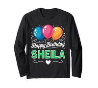 Joyeux Anniversaire en Disant Sheila Manche Longue