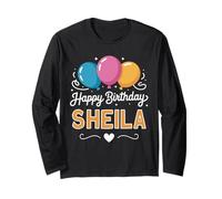 Joyeux Anniversaire en Disant Sheila Manche Longue