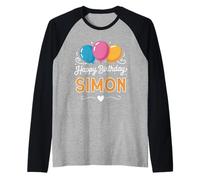 Joyeux Anniversaire en Disant Simon Manche Raglan