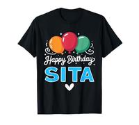 Joyeux Anniversaire en Disant Sita T-Shirt
