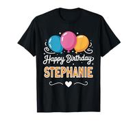 Joyeux Anniversaire en Disant Stephanie T-Shirt