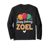 Joyeux Anniversaire en Disant Zoel Manche Longue