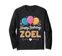 Joyeux Anniversaire en Disant Zoel Manche Longue