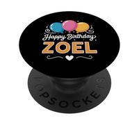Joyeux Anniversaire en Disant Zoel PopSockets PopGrip Adhésif