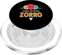 Joyeux Anniversaire en Disant Zorro PopSockets PopGrip pour MagSafe