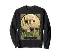 Joyeux Anniversaire en février, Iris Flowers Sweatshirt