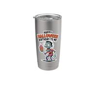 JOYEUX ANNIVERSAIRE HALLOWEEN À MOI ZOMBIE Gobelet isotherme en acier inoxydable double paroi