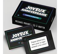 Joyeux anniversaire - Kit de messages à gratter personnalisable