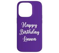 Joyeux Anniversaire Linnea Coque pour iPhone 14 Pro