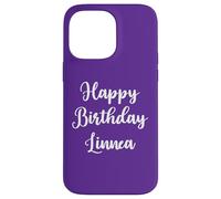 Joyeux Anniversaire Linnea Coque pour iPhone 14 Pro Max
