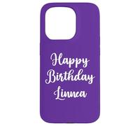 Joyeux Anniversaire Linnea Coque pour iPhone 15 Pro