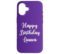 Joyeux Anniversaire Linnea Coque pour iPhone 16