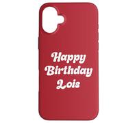 Joyeux anniversaire Lois Coque pour iPhone 16 Plus