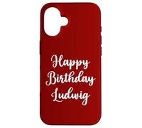 Joyeux Anniversaire Ludwig Coque pour iPhone 16