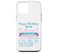 Joyeux Anniversaire, ma sœur, Mon Ange au Paradis, Memory Coque pour iPhone 12 Mini