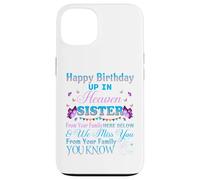 Joyeux Anniversaire, ma sœur, Mon Ange au Paradis, Memory Coque pour iPhone 13