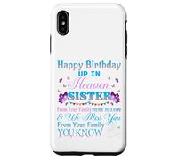 Joyeux Anniversaire, ma sœur, Mon Ange au Paradis, Memory Coque pour iPhone XS Max