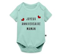 Joyeux Anniversaire Maman Cadeau Maman Body Manches Courtes Bébé Bio