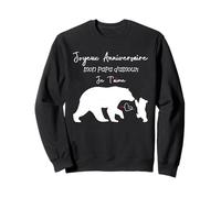 Joyeux Anniversaire Mon Papa d'amour, Je t'aime, Cadeau Papa Sweatshirt