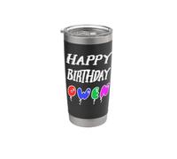 Joyeux anniversaire Owen Gobelet isotherme en acier inoxydable double paroi