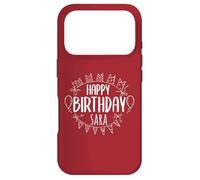 Joyeux Anniversaire Sara Coque pour iPhone 17 Pro