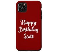 Joyeux Anniversaire Scott Coque pour iPhone 11 Pro Max