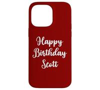 Joyeux Anniversaire Scott Coque pour iPhone 14 Pro Max