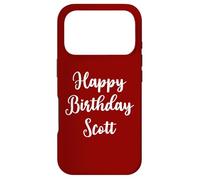 Joyeux Anniversaire Scott Coque pour iPhone 17 Pro