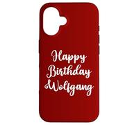 Joyeux Anniversaire Wolfgang Coque pour iPhone 16