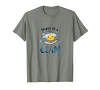 Joyeux comme Une palourde, Joli Jeu de Mots sur l'océan T-Shirt