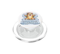 Joyeux Corgi Christmas ! Chien Ange des Neiges Adorable Garçons Filles PopSockets PopGrip pour MagSafe
