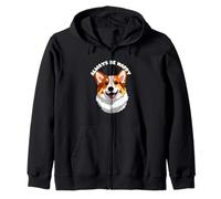 Joyeux Corgi Sweat à Capuche