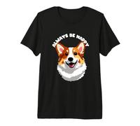 Joyeux Corgi T-Shirt Haut de Gamme