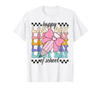 Joyeux dernier jour d'école pour filles Coquette Bow Hello Summer T-Shirt