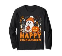 Joyeux Diwalloween Halloween Deepavali Joyeux Diwali Manche Longue