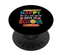 Joyeux élève d'un Professeur d'équations mathématiques des 100 Jours d'école PopSockets PopGrip Adhésif