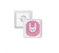 Joyeux Festival de Pâques Lapin Motif PBT Keycaps pour clavier mécanique Blanc OEM sans Marquage d'impression R1 multicolore