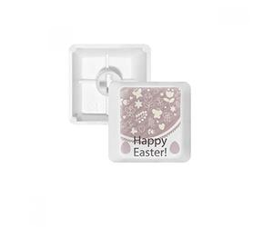 Joyeux Festival de Pâques Oeuf Violet étoile PBT Keycaps pour Clavier mécanique Blanc OEM sans Marquage d'impression R1 Multicolore