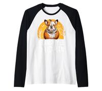 Joyeux Halloween Bulldog Manche Raglan
